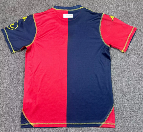 Fan Version 2025-2026 Genoa Fourth Away Soccer Jersey Maillot de Foot