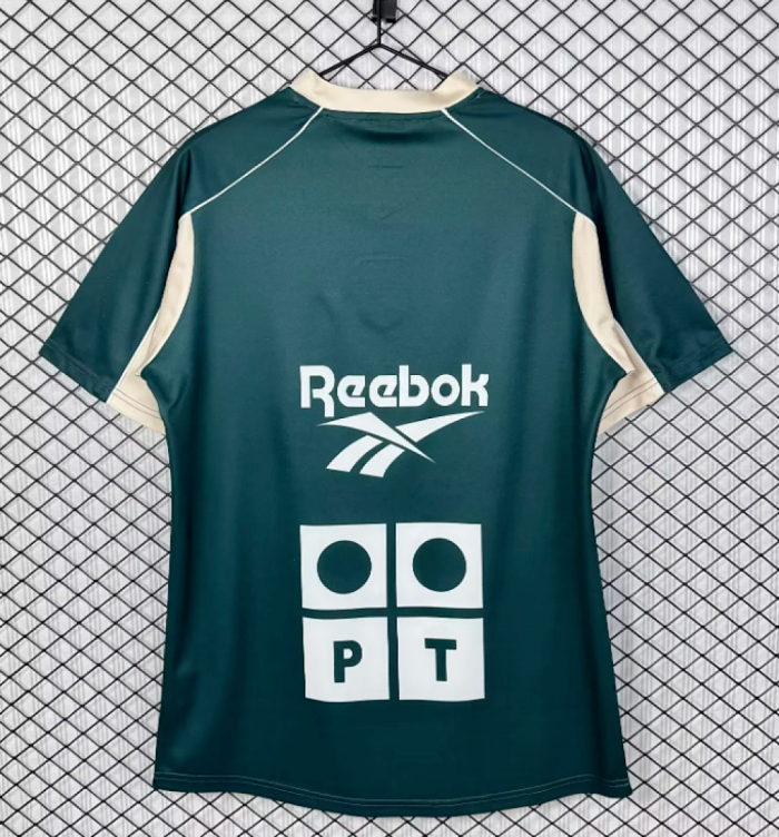 Retro Jersey 2000-2001 Sporting Lisbon Green Soccer Training Jersey Vintage Football Shirt