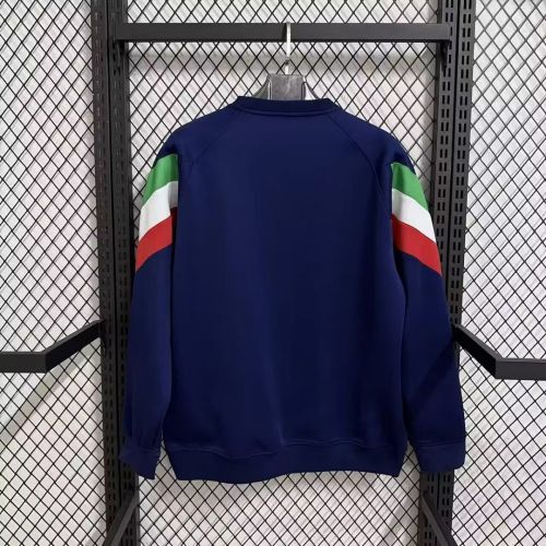 2025-2026 Italy Dark Blue Soccer Training Sweater