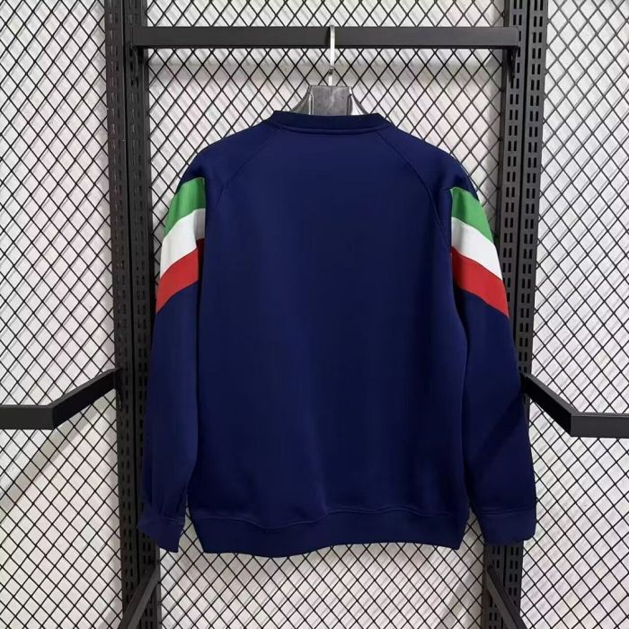 2025-2026 Italy Dark Blue Soccer Training Sweater