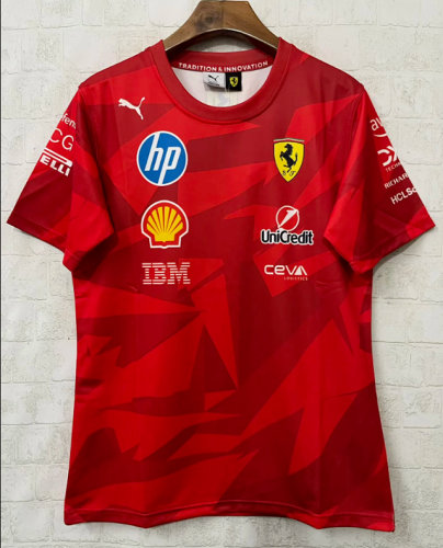 2025-2026 Ferrari Red Shirt Racing Jersey