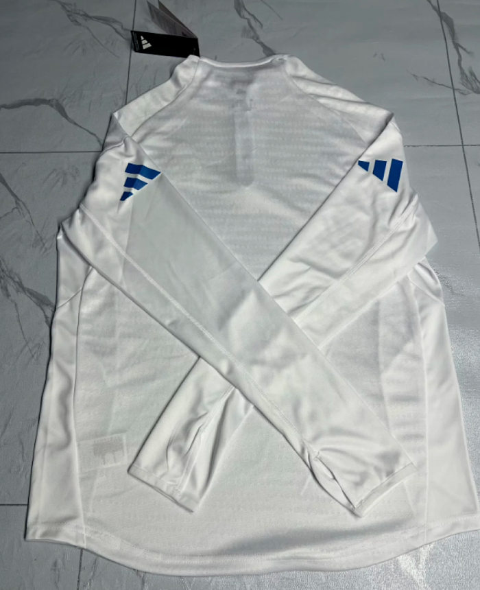 2025-2026 Real Madrid White Soccer Training Sweater