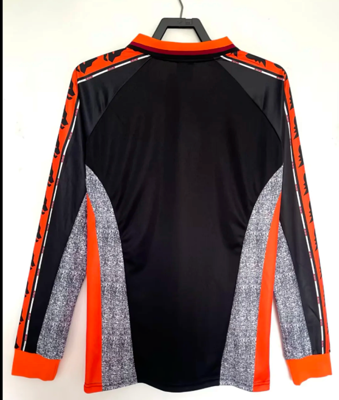Retro Jersey Long Sleeve As Roma 1998-1999 Third Away Soccer Jersey Vintage Football Shirt