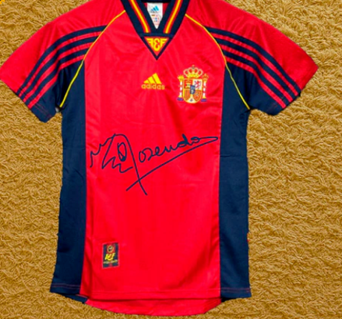 Retro Jersey 1998 Spain ROSENDO Soccer Jersey Vintage Football Shirt
