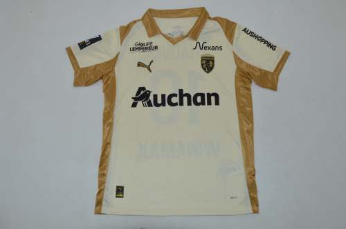 with Ligue 1 Patch Maillot Lens Fan Version 2025-2026 RC Lens Third Away Soccer Jersey Football Shirt