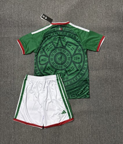 Adult Uniform 2026 Mexico Home Soccer Jersey Shorts Men's Football Kit