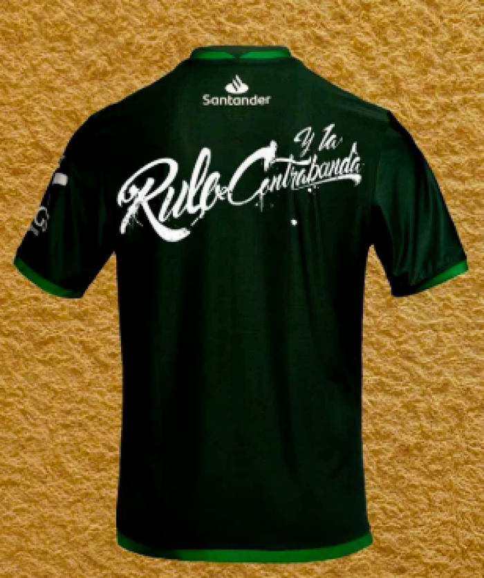 Fan Version 2025-2026 Racing de Santander RULO Y CONTRABANDA Green Soccer Jersey Football Shirt