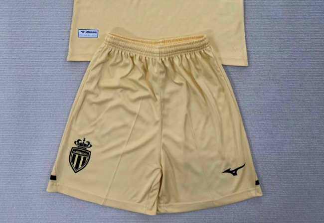 Fan Version 2025-2026 As Monaco Third Away Soccer Shorts Football Shorts