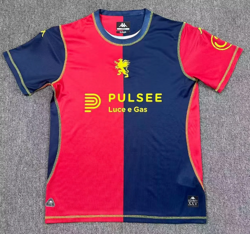 Fan Version 2025-2026 Genoa Fourth Away Soccer Jersey Maillot de Foot