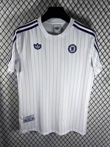 Fans Version 2025-2026 Chelsea White Icon Soccer Jersey Football Shirt