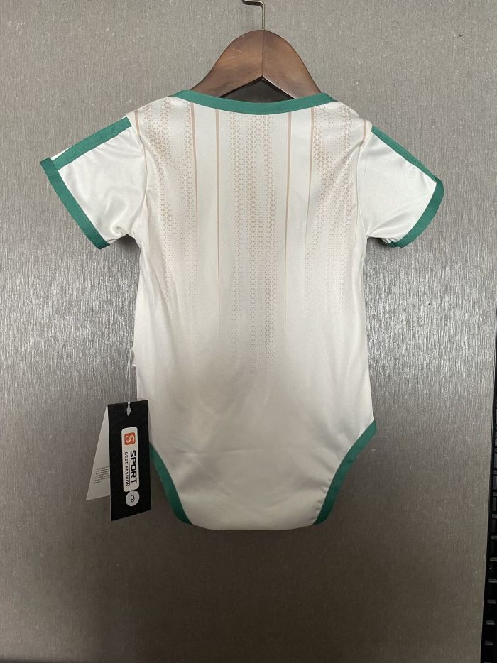 Baby Cloth 2026 Algeria Home Soccer Jersey Baby Onesies