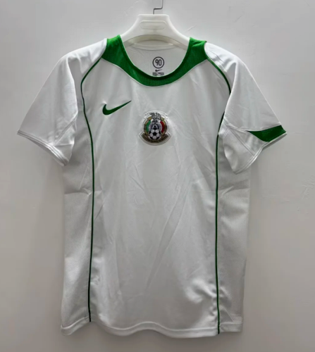 Retro Jersey 2004 Mexico Away White Soccer Jersey Vintage Football Shirt