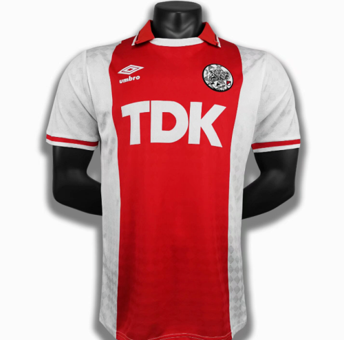 Retro Jersey 1989-1990 Ajax Home Soccer Jersey Vintage Football Shirt