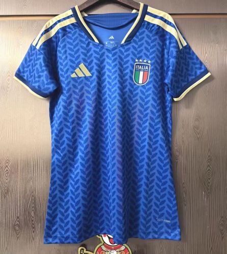 Women 2026 Italy Home Soccer Jersey Girl Football Shirt