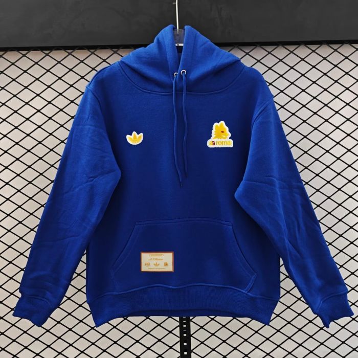 2025-2026 As Roma Soccer Training Hoodie Football Hoody