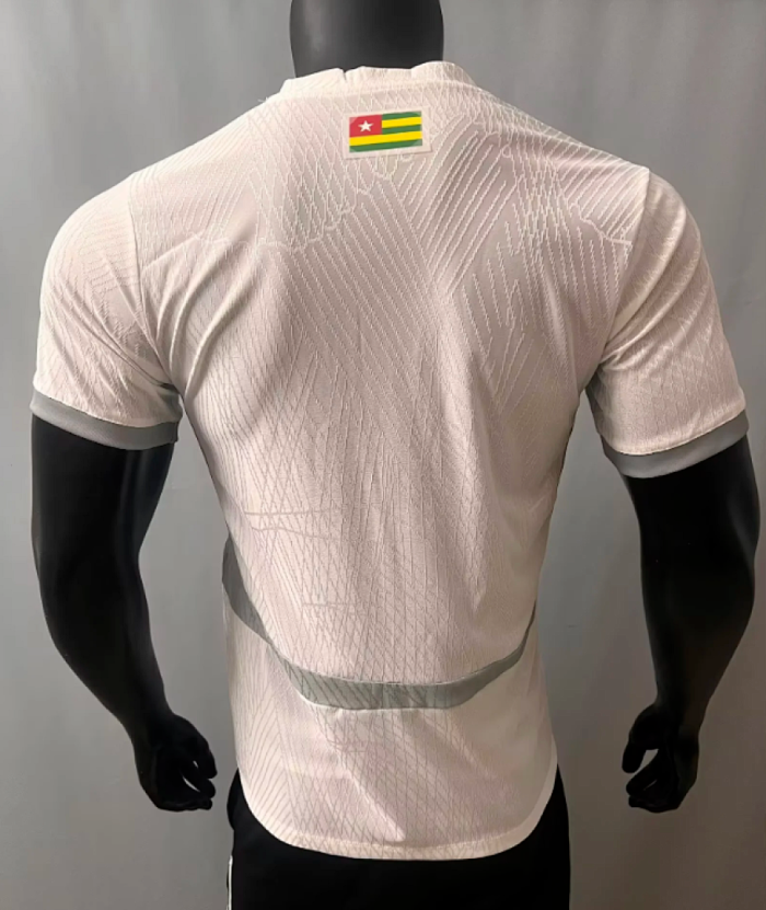 withour Sponor Logo Player Version 2026 Togo White Soccer Jersey Football Shirt