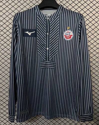 Long Sleeve Fans Version 2025-2026 Hansa Rostock 60th Anniversary Soccer Jersey Football Shirt
