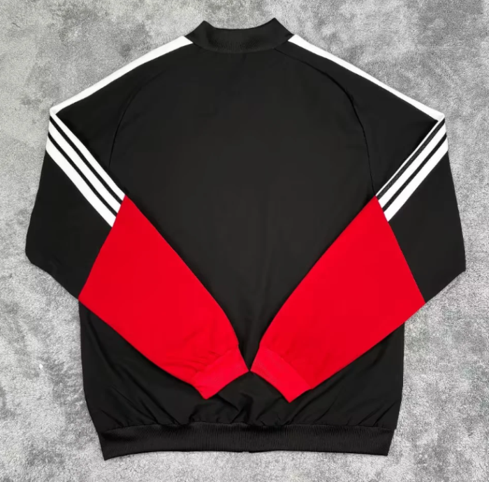 2025-2026 Germany Black/Red Soccer Windbreaker Jacket Football Jacket