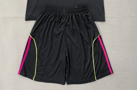 Fan Version 2025-2026 Hamburg Third Away Black Soccer Shorts Football Shorts