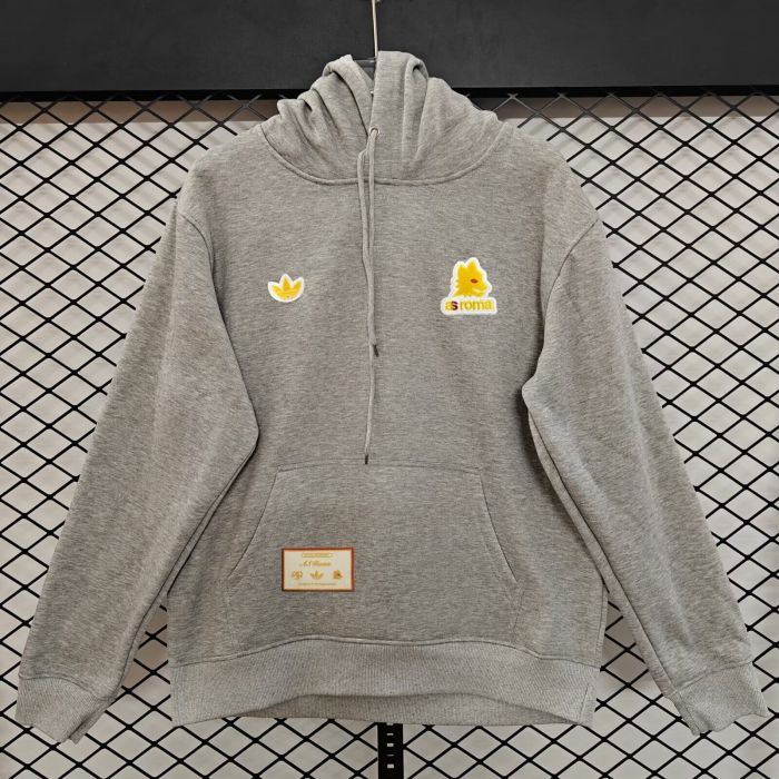 2025-2026 As Roma Soccer Training Hoodie Football Hoody