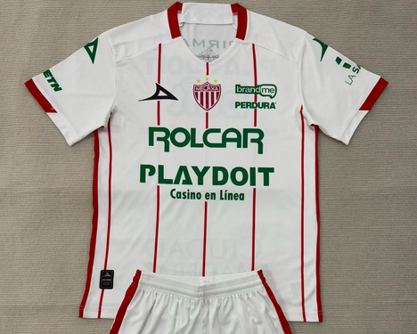 Fan Version 2025-2026 Necaxa Away White Soccer Jersey Football Shirt
