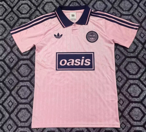 Fan Version 2025-2026 AD Oasis 25 Pink Soccer Jersey Football Shirt