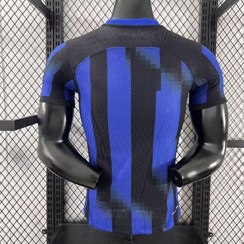 Player Version Retro Jersey 2023-2024 Inter Milan Home Soccer Jersey Inter Vintage Football Shirt