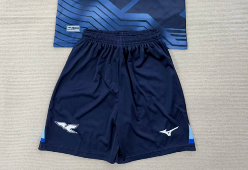 Fan Version 2025-2026 Lazio Third Away Dark Blue Soccer Shorts Football Shorts