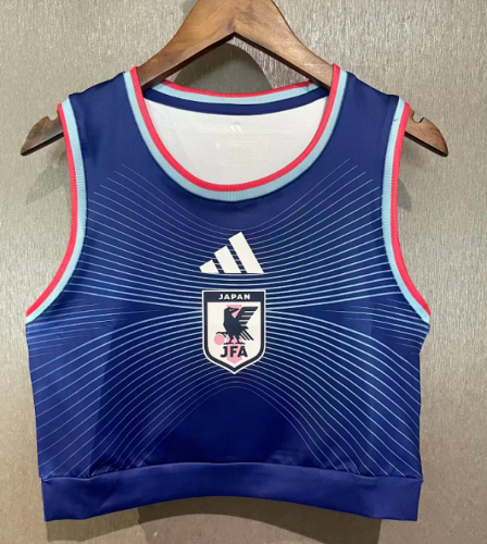 Women 2026 Japan Home Soccer Yoga Vest Girl Football Jersey