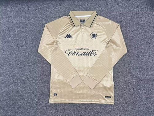 Long Sleeve Fan Version 2025-2026 FC Versailles 78 Third Away Soccer Jersey Football Maillot