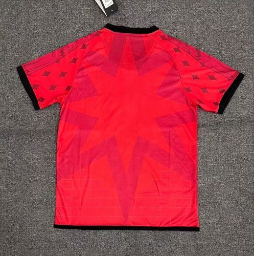 Fan Version 2025-2026 Venezia Fourth Away Red Soccer Jersey Venice Football Shirt