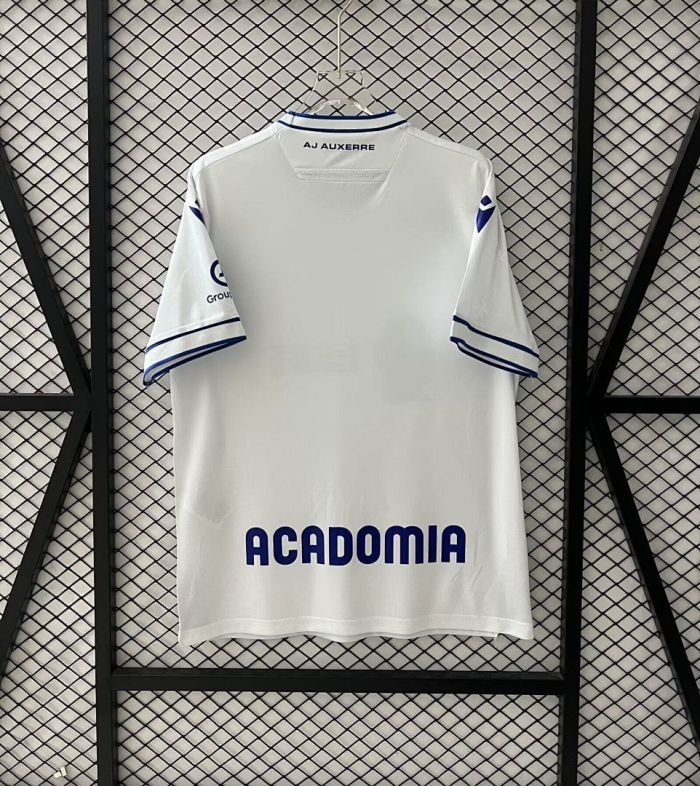 Fan Version 2025-2026 AJ Auxerre Home Soccer Jersey Football Shirt
