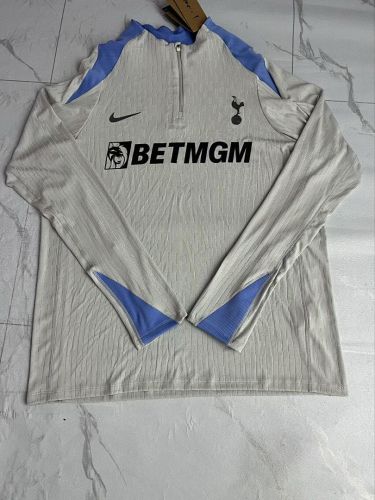 2025-2026 Player Version ToT Hotspur Grey Soccer Training Sweater