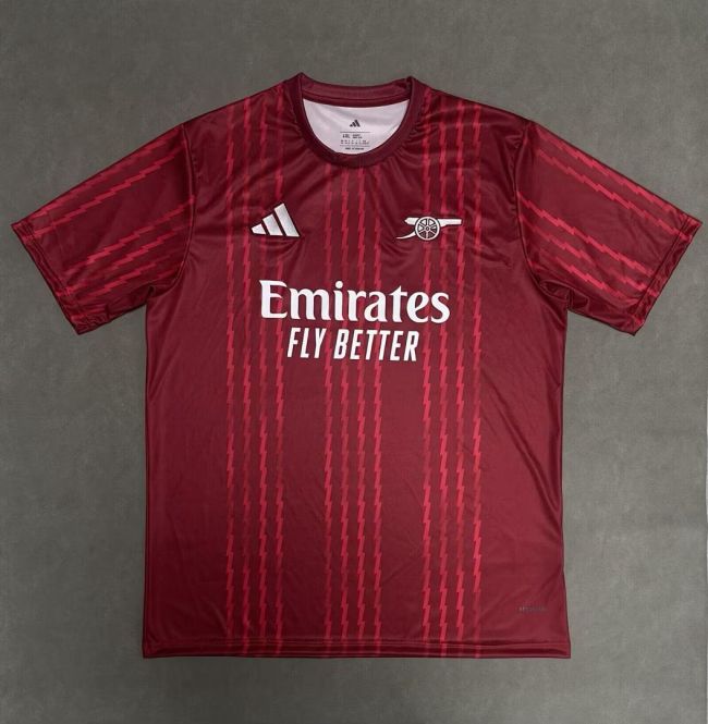 Fan Version Arsenal 2025-2026 Red Soccer Training Jersey Football Shirt