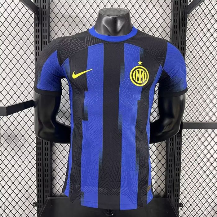 Player Version Retro Jersey 2023-2024 Inter Milan Home Soccer Jersey Inter Vintage Football Shirt