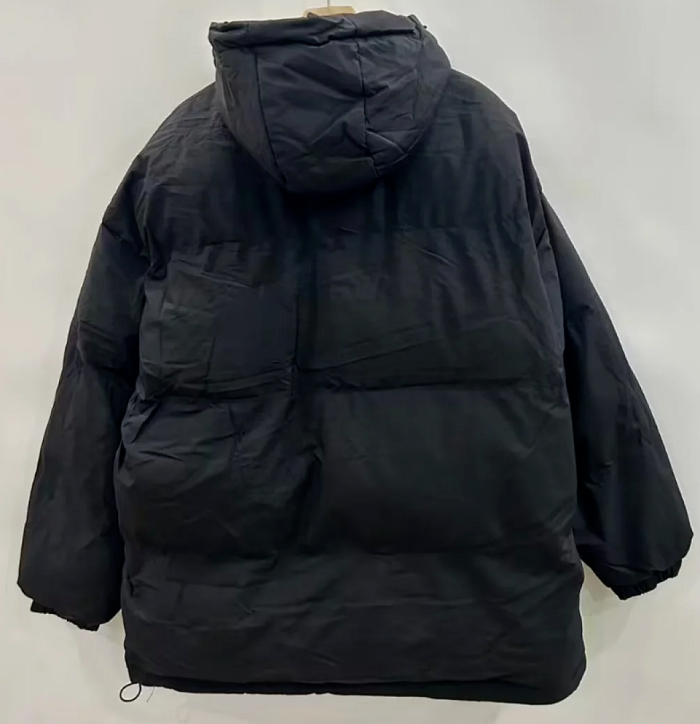 2026 Sevilla Black Cotton Coat