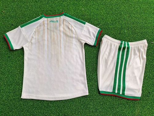 Player Version Youth Uniform Kids Kit 2026 Algeria Home Soccer Jersey Shorts Child Football Set