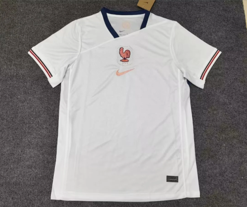 Fans Version 2026 France Away White Soccer Jersey Football Shirt