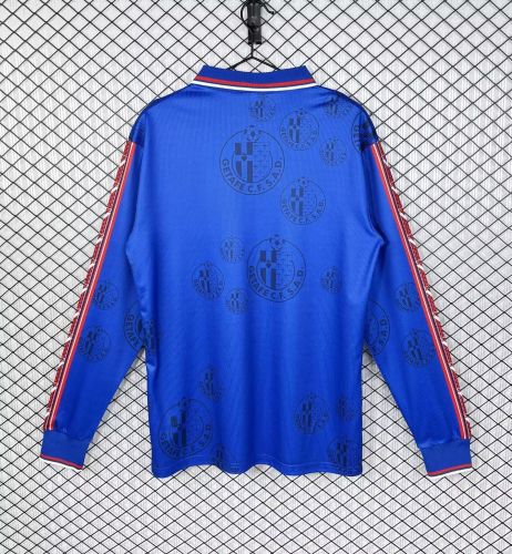 Long Sleeve Retro Jersey 1998-1999 Getafe Home Soccer Jersey Vintage Football Shirt