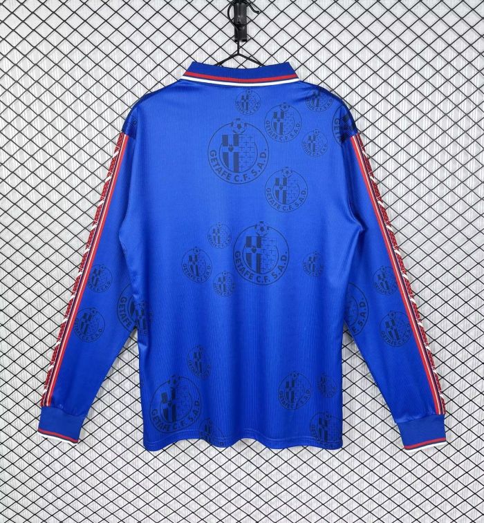 Long Sleeve Retro Jersey 1998-1999 Getafe Home Soccer Jersey Vintage Football Shirt