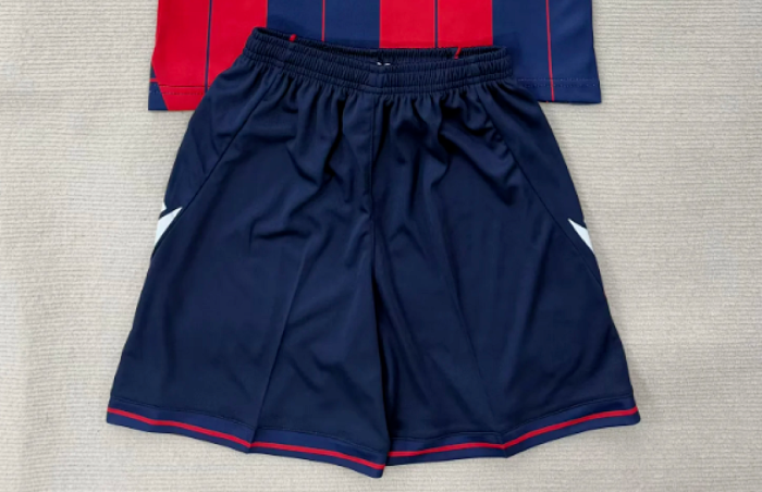 Fan Version 2025-2026 Bologna Home Soccer Shorts Football Shorts