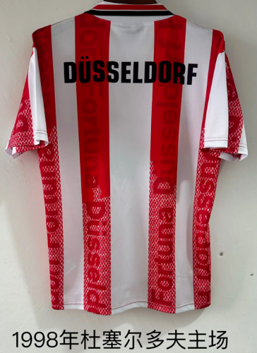 Retro Jersey 1998 Fortuna Düsseldorf Home Soccer Jersey Football Shirt