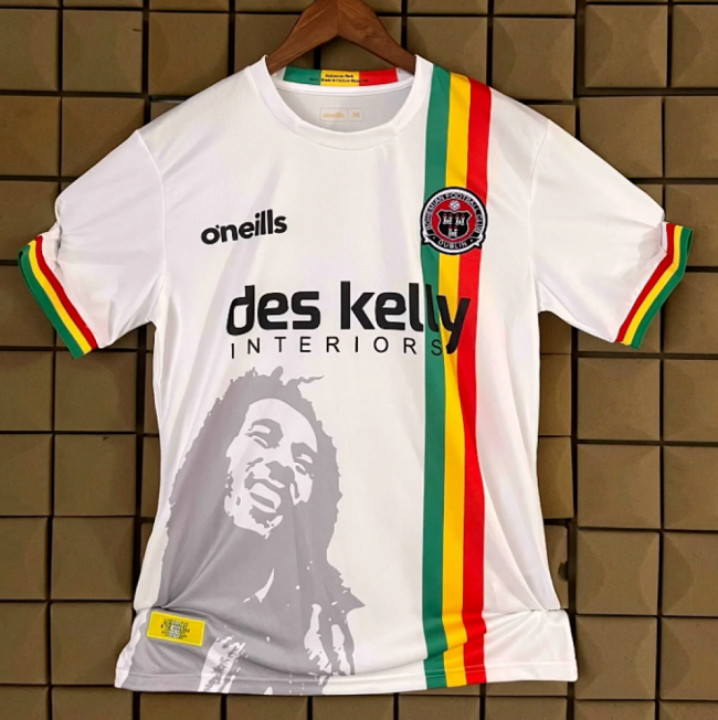 Fans Version 2025-2026 Bohemian BOB Marley Soccer Jersey Football Shirt