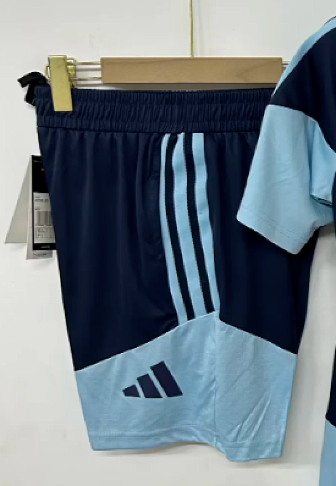 Fan Version 2025-2026 Argentina Dark Blue/Blue Soccer Shorts Football Shorts