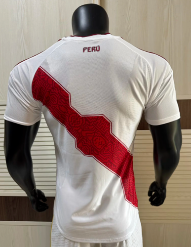 Player Version 2026 Peru Home Soccer Jersey Football Shirt