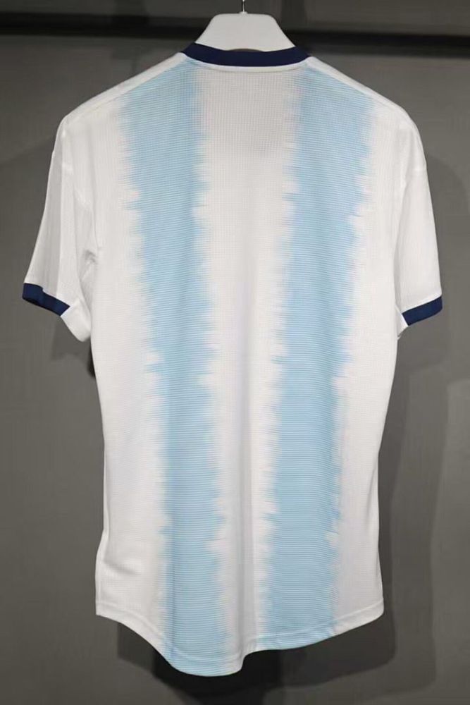 Player Version Retro Jersey 2019 Argentina Home Soccer Jersey Vintage Football Shirt