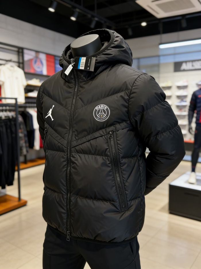 2026 PSG Black Cotton Coat