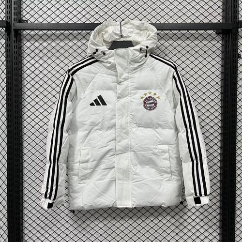2026 Bayern Munich White Cotton Coat