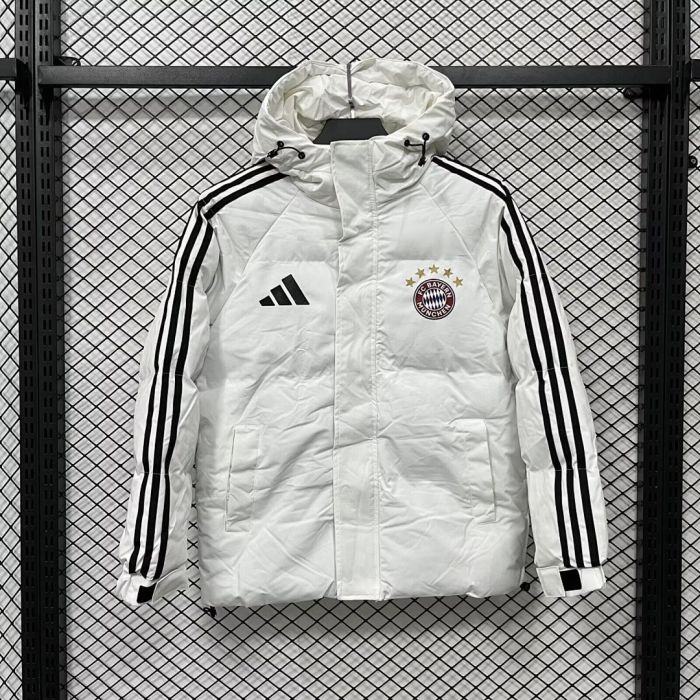 2026 Bayern Munich White Cotton Coat