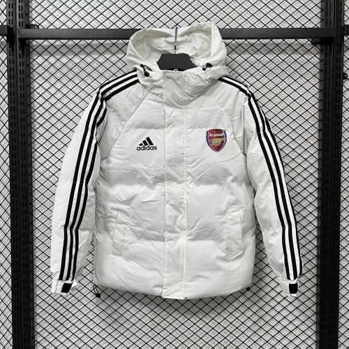 2026 Arsenal White Cotton Coat